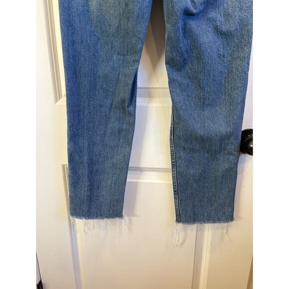 Abercrombie & Fitch Women's 27 Jeans Distressed Jeans Annie High Rise Girlfriend - Picture 5 of 7